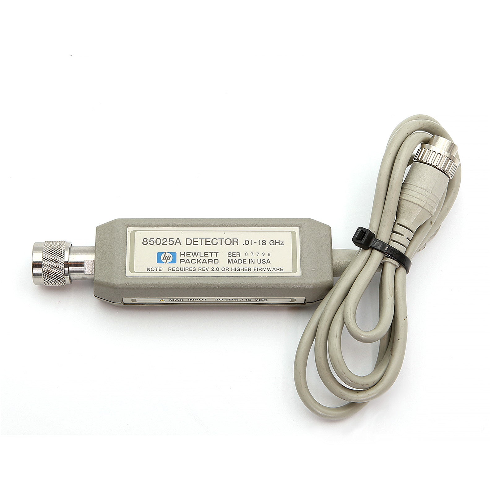 Agilent 85025A Coaxial Detector, .01 to 18 GHz, N(m)