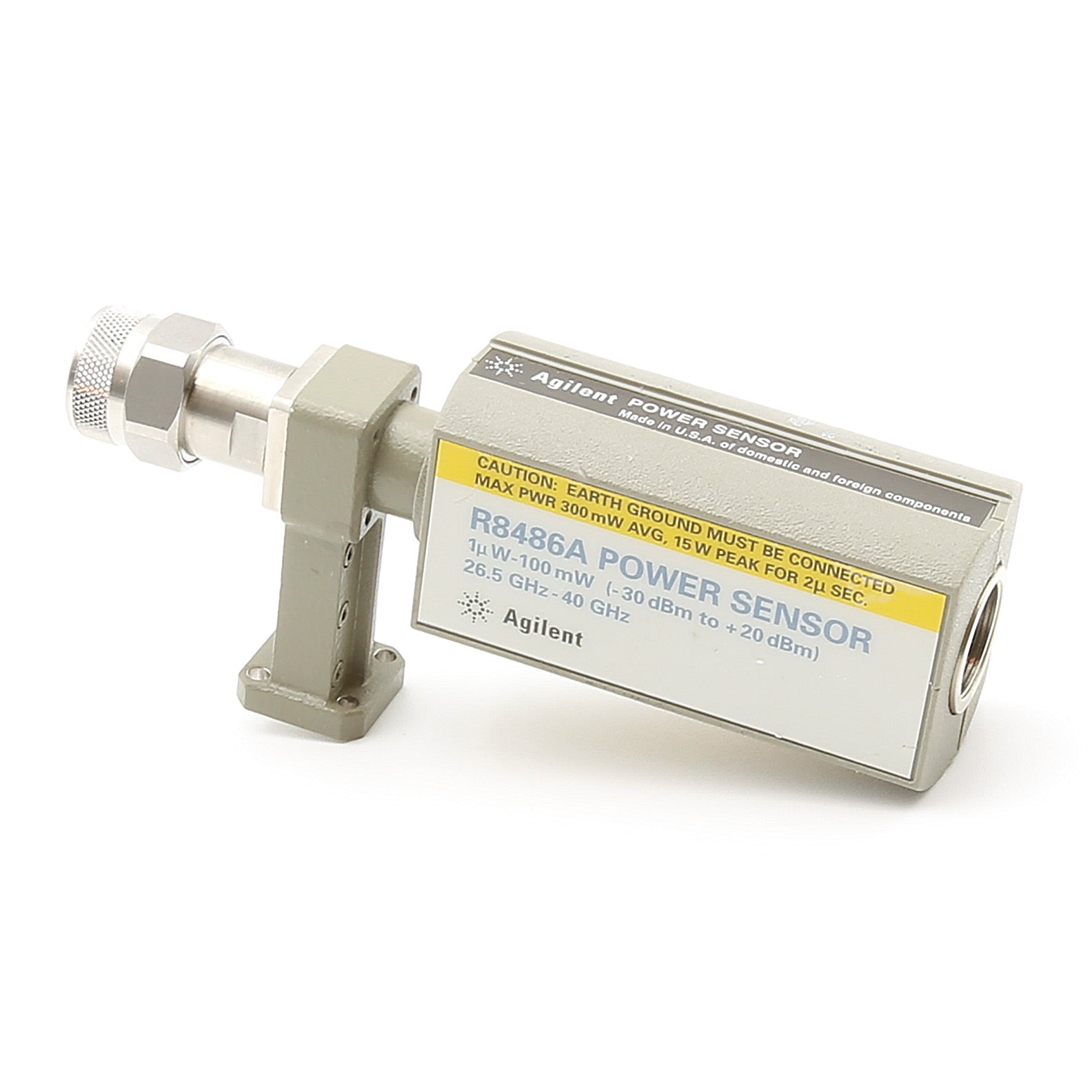 Keysight / Agilent R8486A Power Sensor, 26.5 GHz to 40 GHz, 1 µW to 100 mW,  -10 to +20 dBm