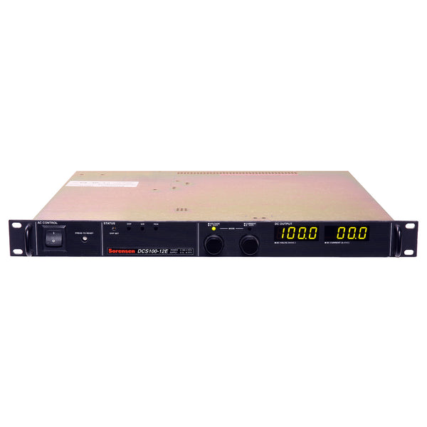 Ametek / Sorensen DCS 100-12E M9C Programmable DC Power Supply, 0 to 100 Vdc, 0 to 12 A, GPIB