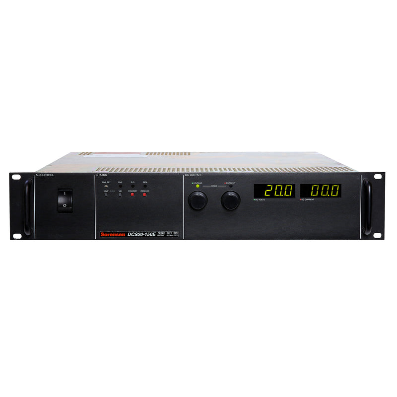 Ametek / Sorensen DCS 20-150E Programmable DC Power Supply, 0 to 20 Vdc, 0 to 150 A