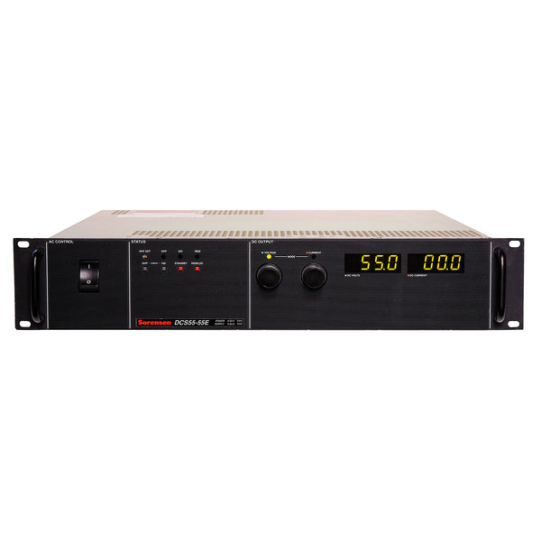 Ametek / Sorensen DCS 55-55E Programmable DC Power Supply, 0 to 55 Vdc, 0 to 55 A