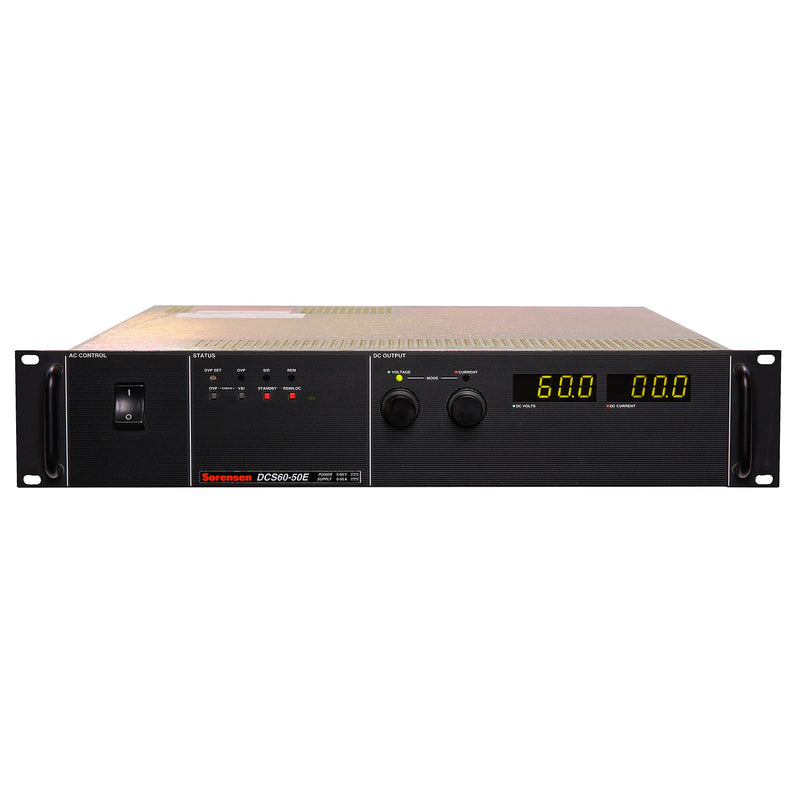 Ametek / Sorensen DCS 60-50E Programmable DC Power Supply, 0 to 60 Vdc, 0 to 50 A