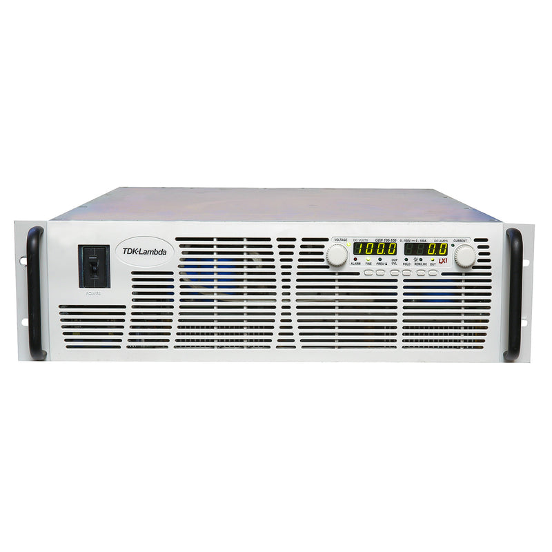 TDK-Lambda GEN 100-100 Programmable DC Power Supply, 0 to 100 V, 0 to 100 A, 3 Phase 208 Vac